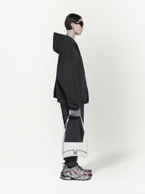 Balenciaga Downtown XS crocodile-effect shoulder bag - Image 2