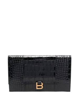 Balenciaga Hourglass flat clutch bag