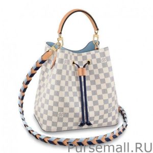Damier Azur NeoNoe MM With Braided Strap N50042
