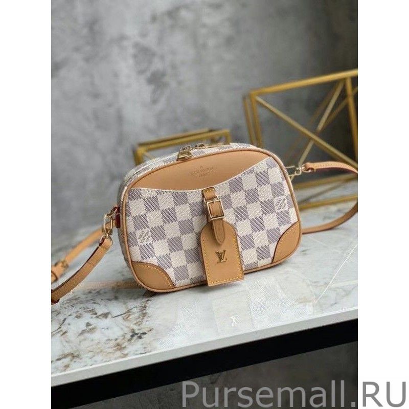 Mini Deauville Bag Damier Azur N50048 - Image 2