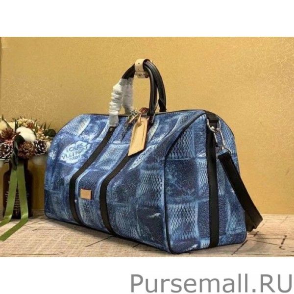 Keepall Bandouliere 50 Damier Salt N50059 - Image 2