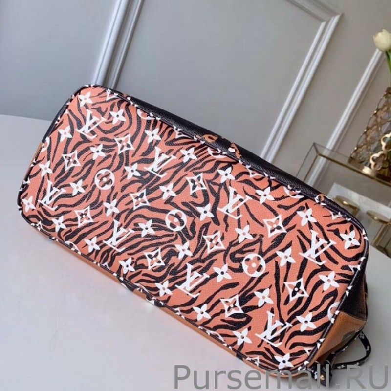 Neverfull MM Monogram Jungle Leopard Zebra M44676 - Image 3