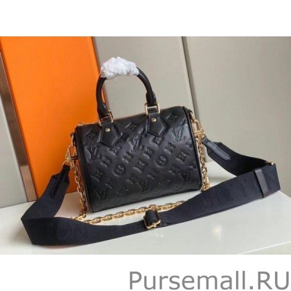 Speedy Bandouliere 22 Bag Monogram Lambskin M58631 - Image 3