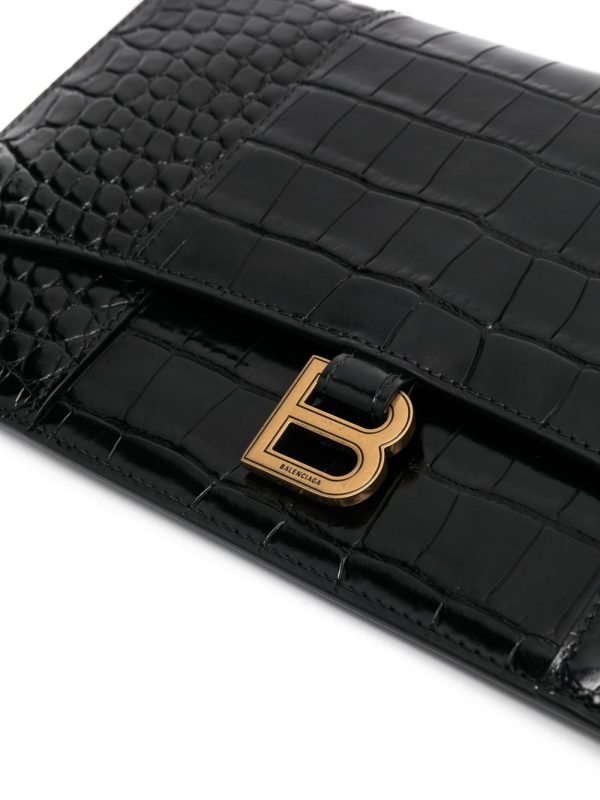 Balenciaga Hourglass flat clutch bag - Image 4