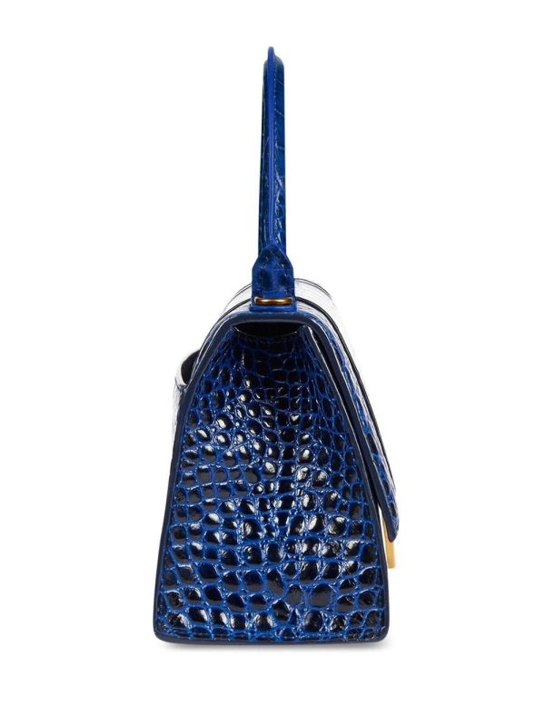 Balenciaga small Hourglass crocodile effect bag - Image 4