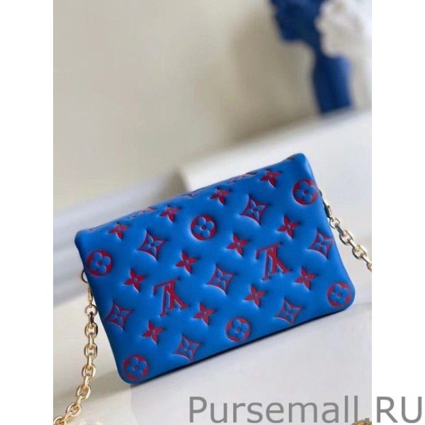 Blue Coussin Pochette Bag M80743 - Image 5