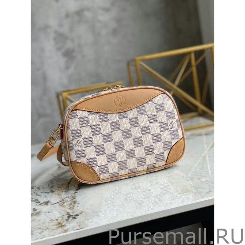 Mini Deauville Bag Damier Azur N50048 - Image 5
