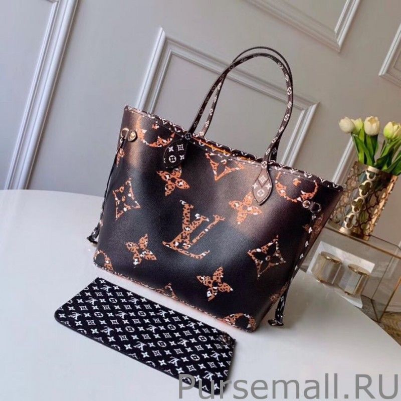 Neverfull MM Monogram Jungle Leopard Zebra M44676 - Image 7