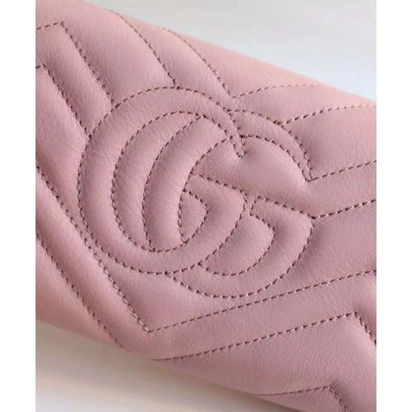 GG Marmont continental wallet 443436 Pink - Image 7