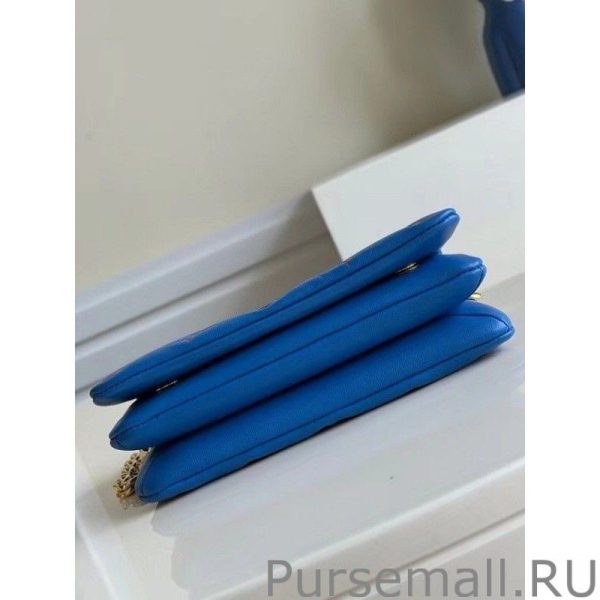 Blue Coussin Pochette Bag M80743 - Image 7