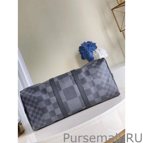 Keepall Bandouliere 50 Damier Graphite 3D N50016 - Image 8