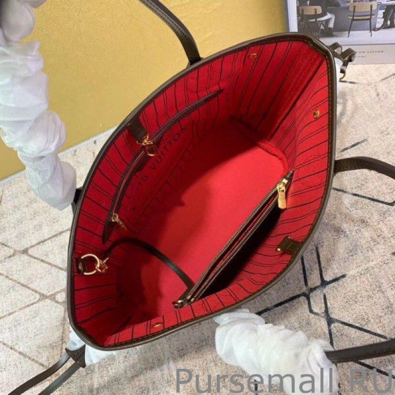 Neverfull PM Bag Damier Ebene N41359 - Image 8