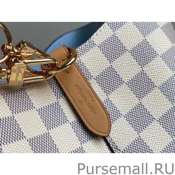 Damier Azur NeoNoe MM With Braided Strap N50042 - Image 9
