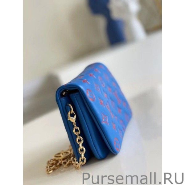 Blue Coussin Pochette Bag M80743 - Image 9