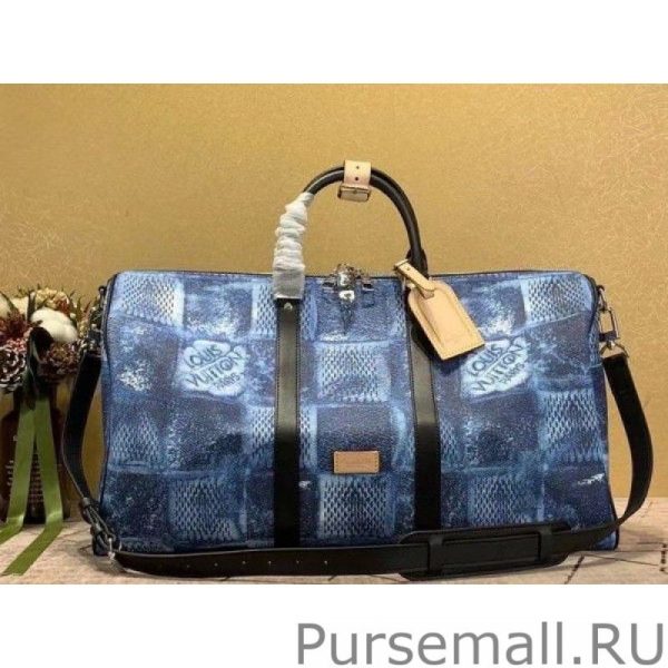 Keepall Bandouliere 50 Damier Salt N50059 - Image 9