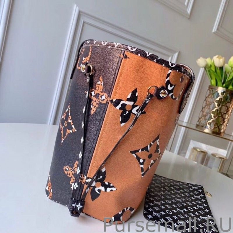 Neverfull MM Monogram Jungle Leopard Zebra M44676 - Image 10