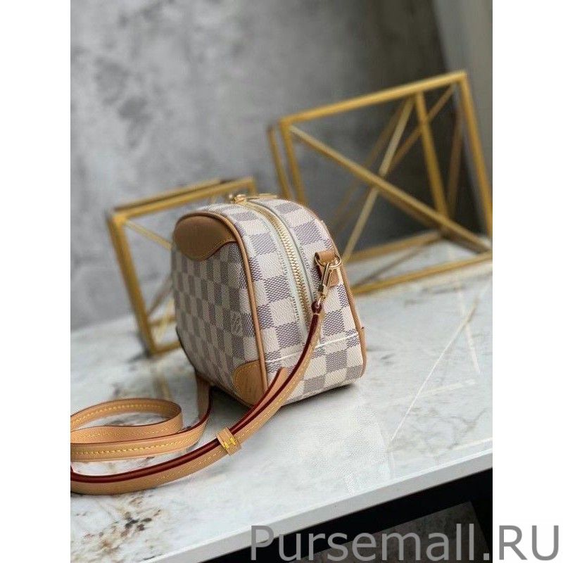 Mini Deauville Bag Damier Azur N50048 - Image 10