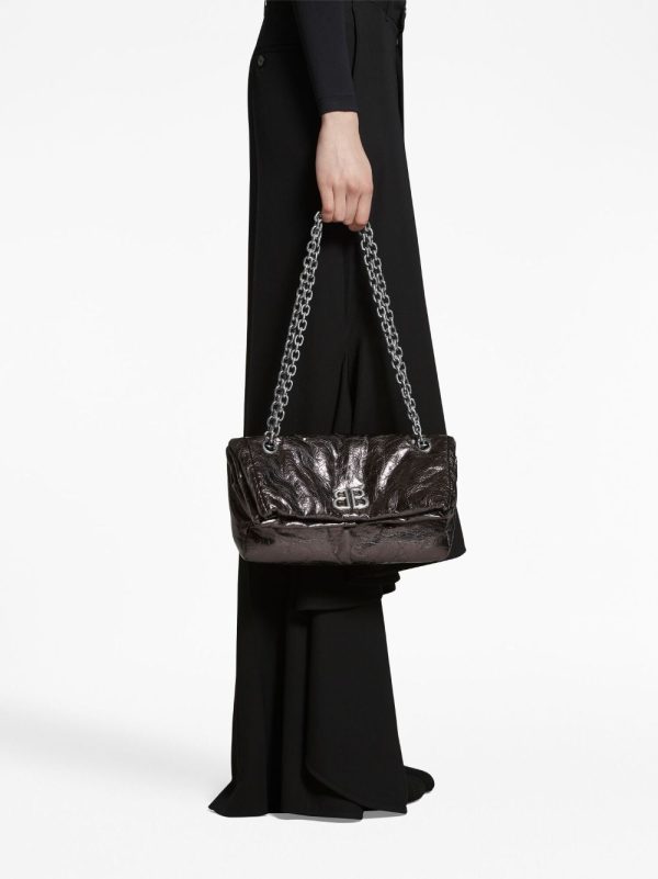 Balenciaga small Monaco chain-strap shoulder bag - Image 3