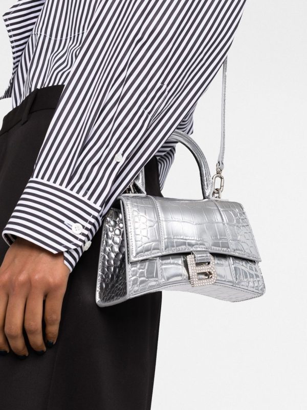 Balenciaga XS Hourglass top-handle bag - Image 3