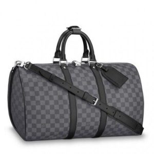 Keepall Bandouliere 45 Damier Graphite N41418