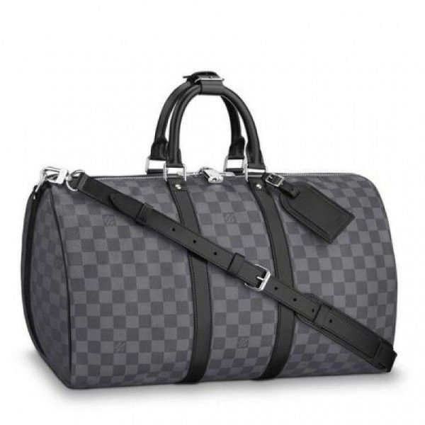 Keepall Bandouliere 45 Damier Graphite N41418