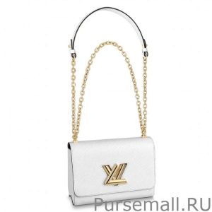 Twist MM Bag In White Epi Leather M55513