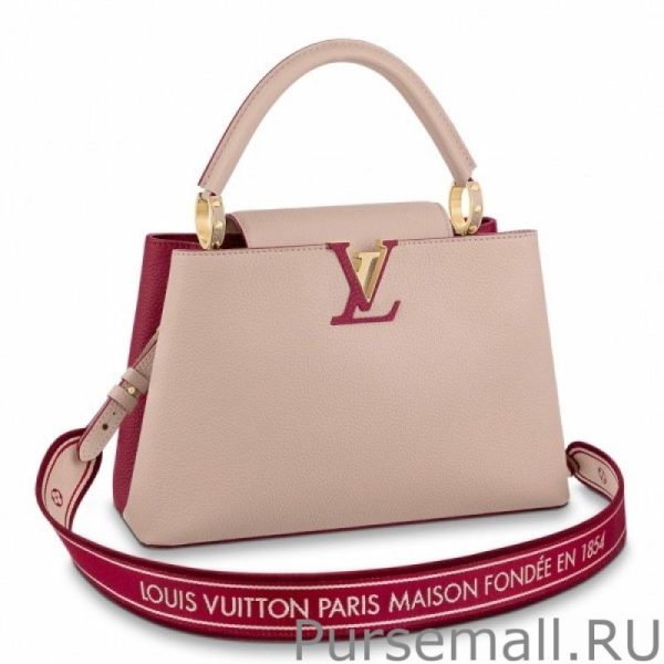 Capucines MM Bag In Bicolor Leather M58610