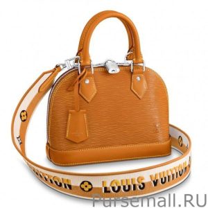 Epi Alma BB Bag With Jacquard Strap M57540