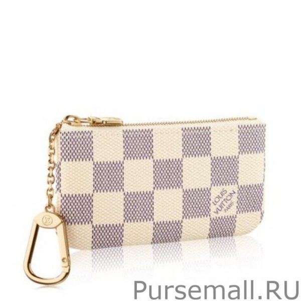 Key Pouch Damier Azur Canvas N62659