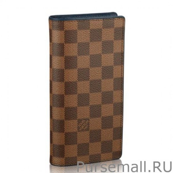 Brazza Wallet Damier Ebene Canvas N63168