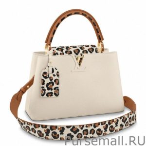 Capucines MM Bag with Leopard Print M58575