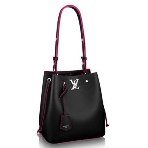 Black Lockme Bucket Bag M54677