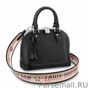 Epi Alma BB Bag With Jacquard Strap M59217