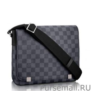 District PM Bag Damier Graphite N41028