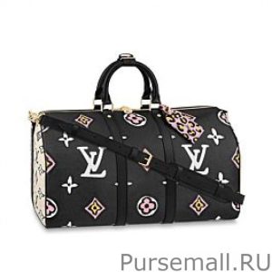 Keepall Bandouliere 45 Bag M58656 Black