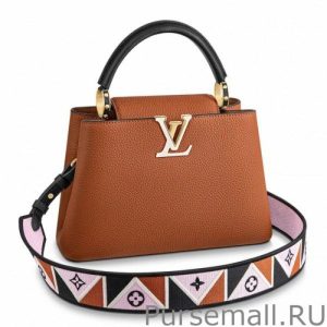 Capucines BB Bag In Brown Leather M59266