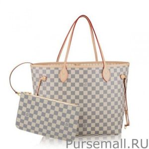 Neverfull MM Damier Azur Canvas N41361