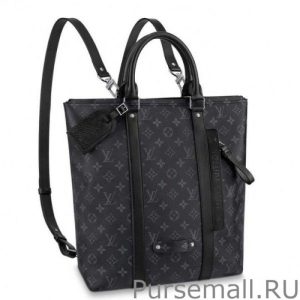 Tote Backpack Monogram Eclipse Canvas m45221