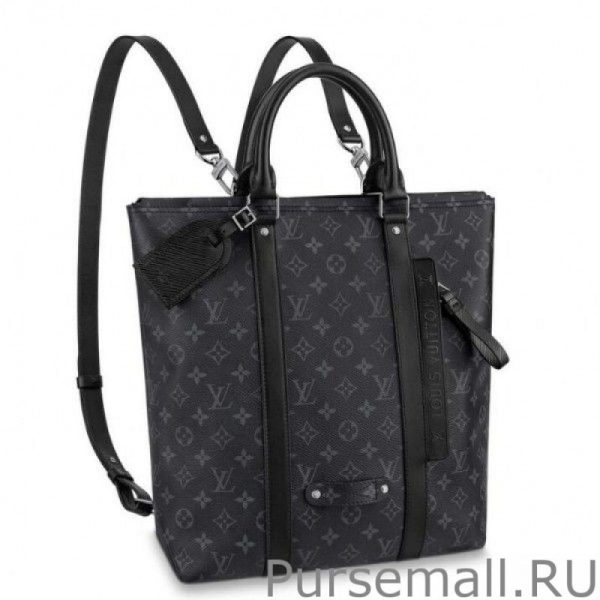 Tote Backpack Monogram Eclipse Canvas m45221
