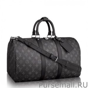 Keepall 45 Bandouliere Monogram Eclipse M40569