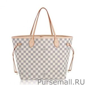 Neverfull MM Damier Azur Canvas N51107