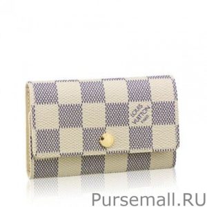 6 Key Holder Damier Azur Canvas N61745