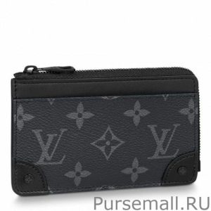 Multi Card Holder Trunk Monogram Eclipse M80556