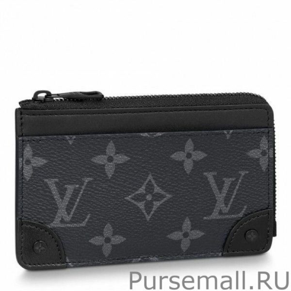 Multi Card Holder Trunk Monogram Eclipse M80556
