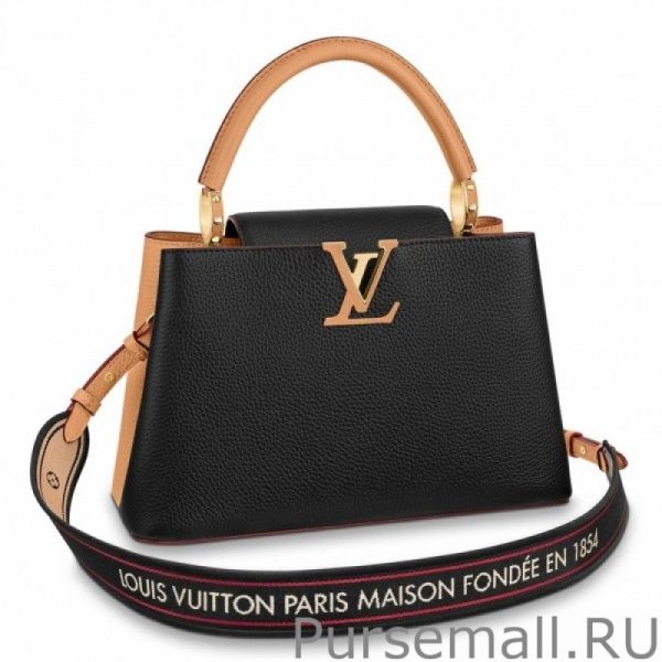 Capucines MM Bag In Bicolor Leather M58608