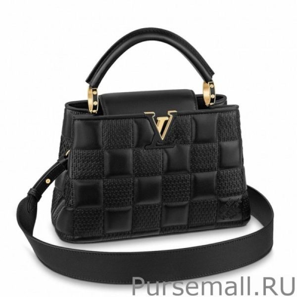 Capucines BB Bag In Black Damier Lambskin M59225