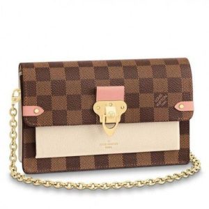 Vavin Chain Wallet Damier Ebene N60237