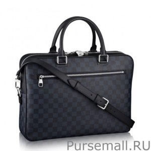 Porte Document Business Damier Cobalt N41347