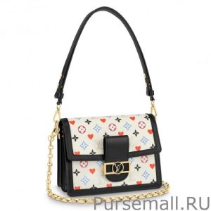 Game On Dauphine MM White Bag M57463