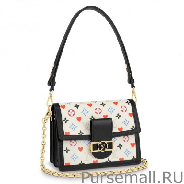 Game On Dauphine MM White Bag M57463